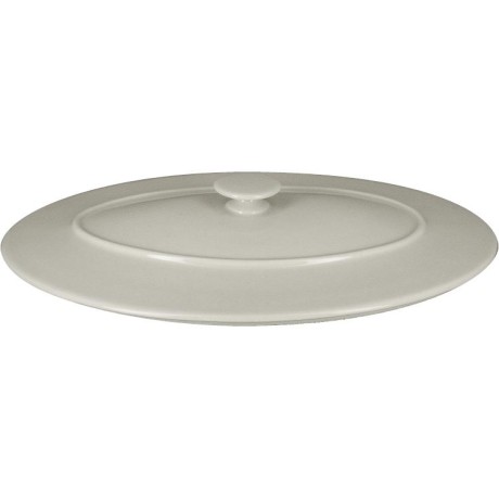 RAK Chef's Fusion poklice oválná 37,2 × 25 cm, bílá | RAK-CFOD44WHLD