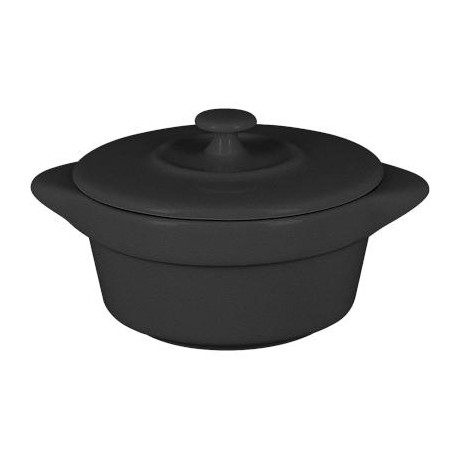 RAK Chef's Fusion hrnec s poklicí mini 8,5 cm, černý | RAK-CFRD09BK