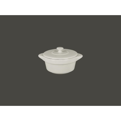 RAK Chef's Fusion hrnec s poklicí mini 8,5 cm, bílý | RAK-CFRD09WH