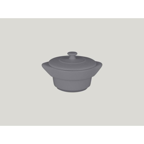 RAK Chef's Fusion hrnec s poklicí pr. 10 cm, šedý | RAK-CFRD10GY