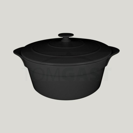 RAK Chef's Fusion hrnec s poklicí pr. 28 cm, černý | RAK-CFRD28BK