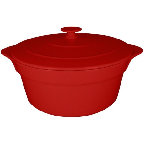 RAK Chef's Fusion hrnec s poklicí pr. 28 cm, červený | RAK-CFRD28BR
