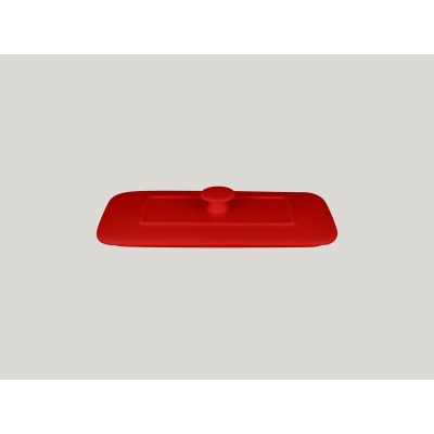 RAK Chef's Fusion poklice pro obdélný pekáč 20 × 10 cm, červená | RAK-CFRT20BRLD