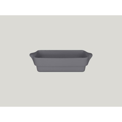 RAK Chef's Fusion pekáč obdélníkový 20 × 10 cm, šedý | RAK-CFRT20GYBD