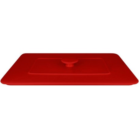 RAK Chef's Fusion poklice obdélníková 32 × 22 cm, červená | RAK-CFRT32BRLD
