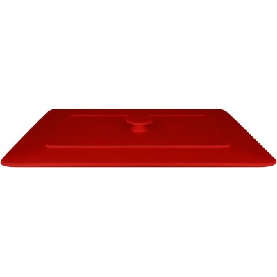 RAK Chef's Fusion poklice obdélníková 39 × 24 cm, červená | RAK-CFRT39BRLD