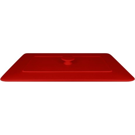 RAK Chef's Fusion poklice obdélníková 39 × 24 cm, červená | RAK-CFRT39BRLD