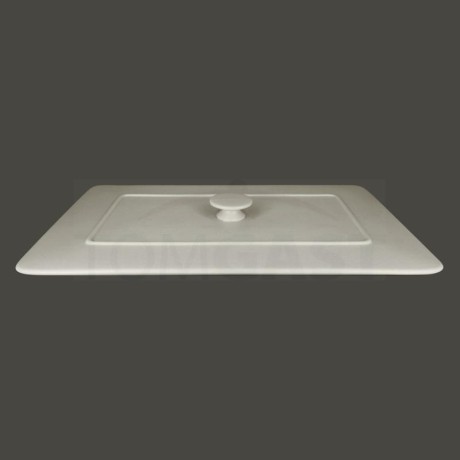 RAK Chef's Fusion poklice pro obdélný pekáč 39,5 × 24,5 cm, bílá | RAK-CFRT39WHLD