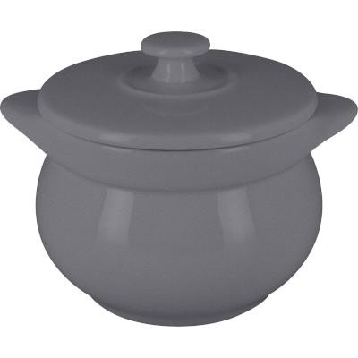 RAK Chef's Fusion mísa na polévku s poklicí pr. 10,6 cm, šedá | RAK-CFST10GY