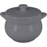 RAK Chef's Fusion mísa na polévku s poklicí pr. 10,6 cm, šedá | RAK-CFST10GY