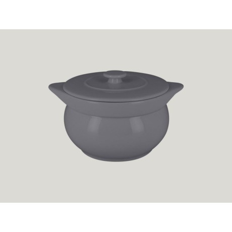 RAK Chef's Fusion terina na polévku s víkem 115 cl, šedá | RAK-CFST15GY