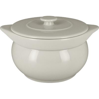 RAK Chef's Fusion mísa na polévku s poklicí pr. 15 cm, bílá | RAK-CFST15WH