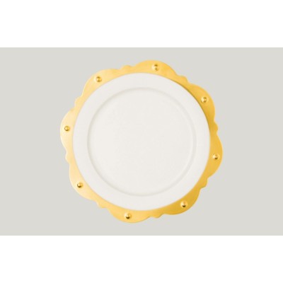 RAK Golden Scallop talíř – Princess Golden 33 cm | RAK-KQSP33