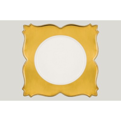 RAK Golden talíř čtvercový – King Golden 34 cm | RAK-KQSP34