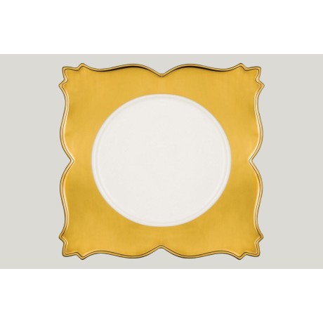 RAK Golden talíř čtvercový – King Golden 34 cm | RAK-KQSP34