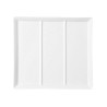 RAK Minimax talíř obdélníkový, 3 segmenty 19 × 17 cm | RAK-OPRT19C