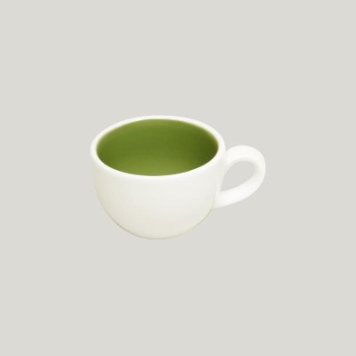RAK Samba šálek na espresso 9 cl, mechově zelená | RAK-BANC09PD5