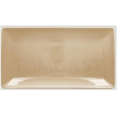 RAK Vintage talíř mělký obdélníkový, béžový 33,5 × 18,1 cm | RAK-VNEDRG33BG