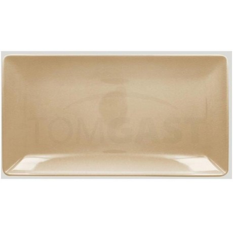RAK Vintage talíř mělký obdélníkový, béžový 33,5 × 18,1 cm | RAK-VNEDRG33BG