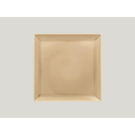 RAK Vintage talíř mělký čtvercový, béžový 24,5 × 24,5 cm | RAK-VNEDSQ25BG