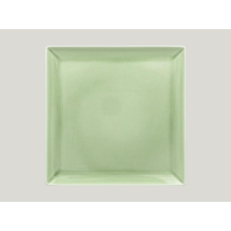 RAK Vintage talíř mělký čtvercový, zelený 30,2 × 30,2 cm | RAK-VNEDSQ30GR