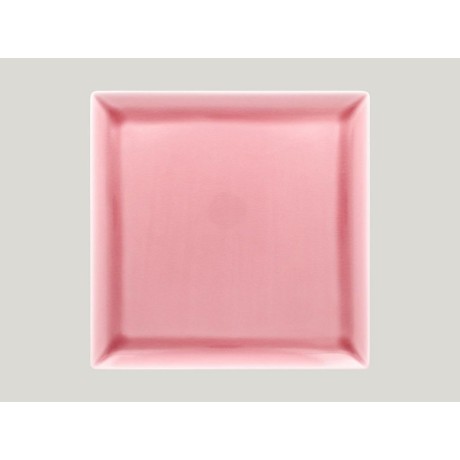RAK Vintage talíř mělký čtvercový, růžový 30,2 × 30,2 cm | RAK-VNEDSQ30PK