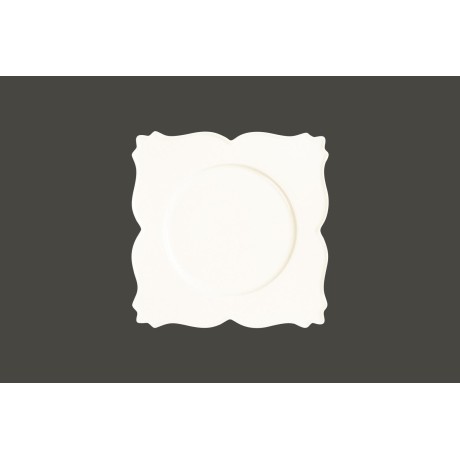 RAK White Gold talíř čtvercový 26 × 26 cm – King | RAK-GDSP26