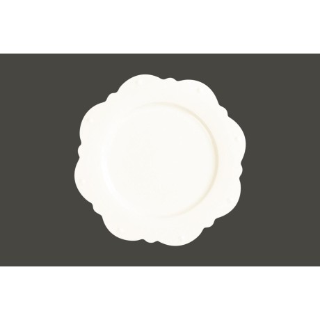 RAK White Gold talíř kulatý Scallop pr. 33 cm – Princess | RAK-GDSP33