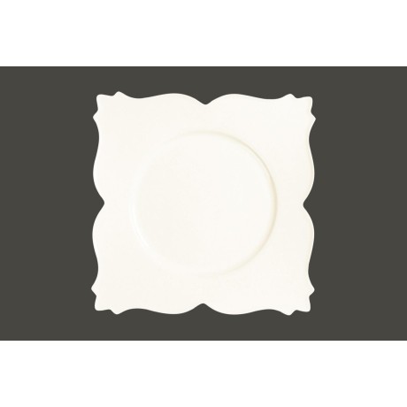 RAK White Gold talíř čtvercový 34 × 34 cm – King | RAK-GDSP34
