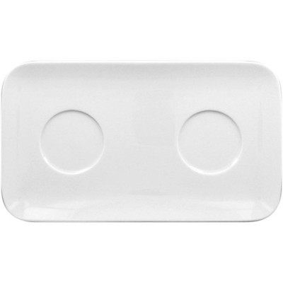 RAK Talíř obdélníkový 31 × 18 cm, 2 důlky | RAK-AURT31IN2