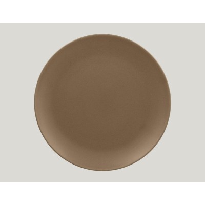 RAK Genesis talíř mělký pr. 29 cm, hnědá | RAK-GNNNPR29CR