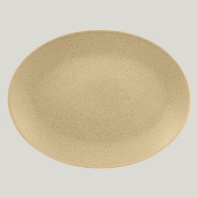 RAK Genesis talíř oválný 36 × 27 cm, mandlová | RAK-GNNNOP36AL