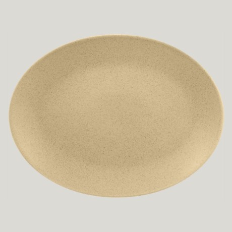 RAK Genesis talíř oválný 36 × 27 cm, mandlová | RAK-GNNNOP36AL