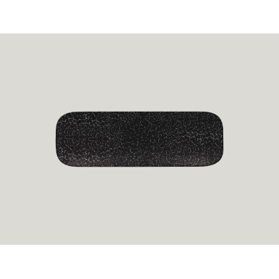 RAK Talíř obdélníkový 33 × 11 cm, černá | RAK-IPAURPN33