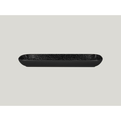 RAK Miska obdélníková 33 × 11 cm, černá | RAK-IPAURBN33
