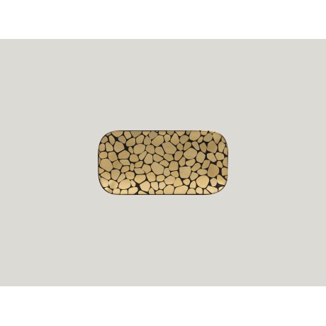 RAK Pebbles talíř obdélný 22 × 11 cm | RAK-PBAURPM22