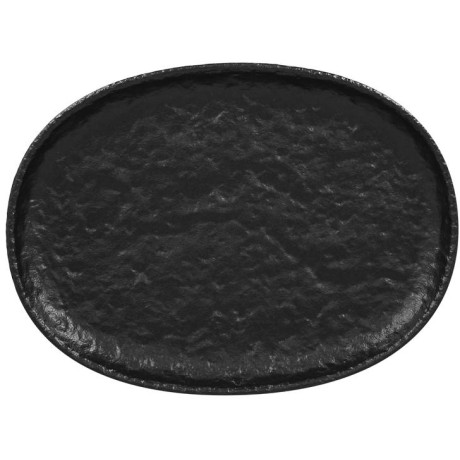 RAK Talíř oválný 32 × 23,5 cm – černá | RAK-RKOP32