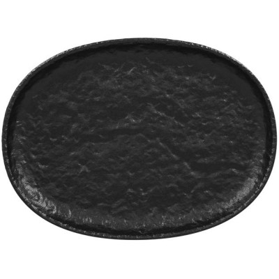 RAK Talíř oválný 28 × 20,5 cm – černá | RAK-RKOP28