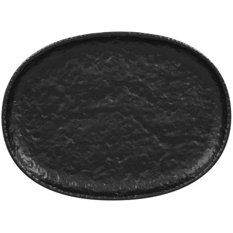 RAK Talíř oválný 28 × 20,5 cm – černá | RAK-RKOP28