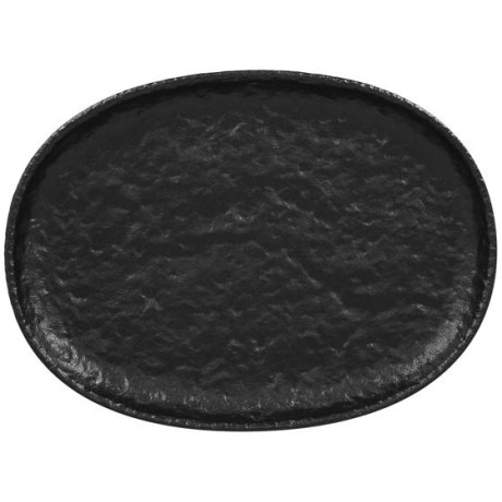 RAK Talíř oválný 25 × 18,5 cm – černá | RAK-RKOP25