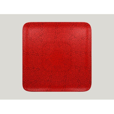 RAK Ruby talíř čtvercový 33 × 33 cm – červená | RAK-RBAUSP33