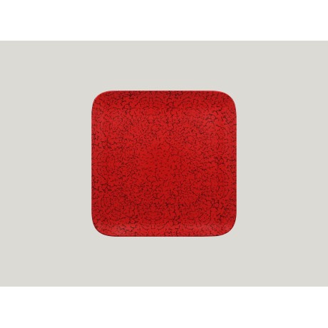 RAK Ruby talíř čtvercový 24 × 24 cm – červená | RAK-RBAUSP24