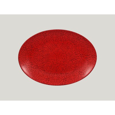 RAK Ruby talíř oválný 36 × 27 cm – červená | RAK-RBNNOP36
