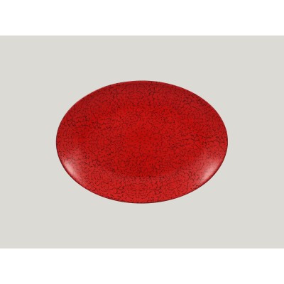 RAK Ruby talíř oválný 32 × 23 cm – červená | RAK-RBNNOP32