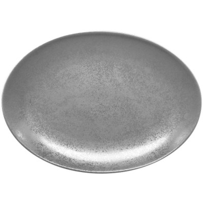 RAK Shale talíř oválný 32 × 23 cm – šedá | RAK-SHNNOP32