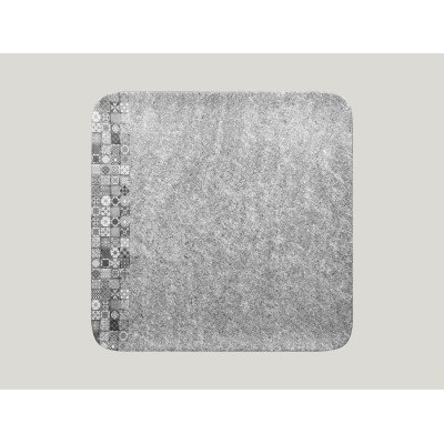 RAK Splednour talíř čtvercový 33 × 33 cm – šedá | RAK-SRAUSP33