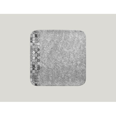 RAK Splendour talíř čtvercový 27 × 27 cm – šedá | RAK-SRAUSP27