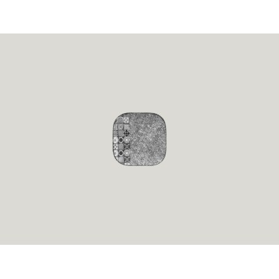 RAK Splendour talíř čtvercový 11 × 11 cm – šedá | RAK-SRAUSP11