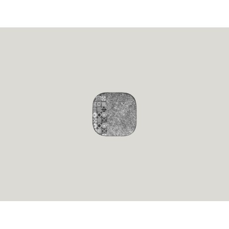 RAK Splendour talíř čtvercový 11 × 11 cm – šedá | RAK-SRAUSP11