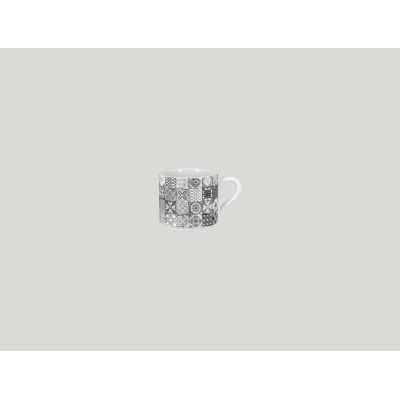 RAK Splendour šálek na espresso s uchem 11 cl – šedá | RAK-SRMSCU10